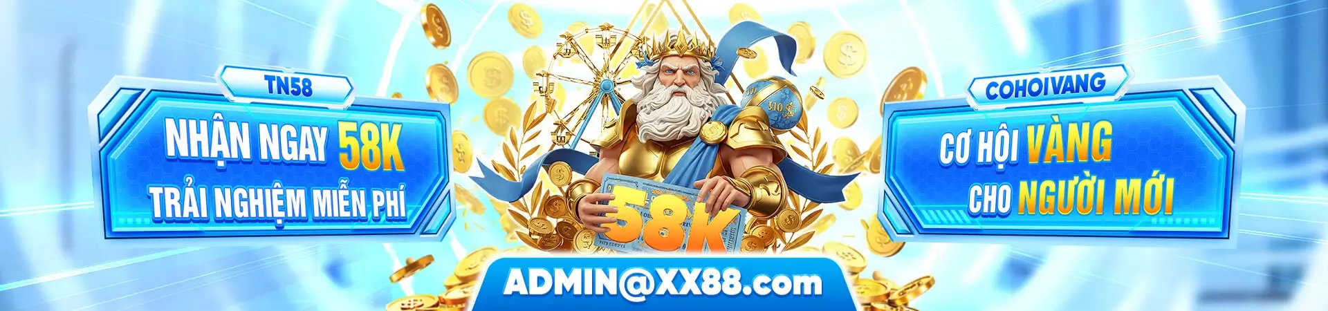xx88k Đăng ký tân thủ tặng free 58k